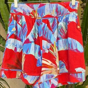 Farm Rio Palm Print Shorts